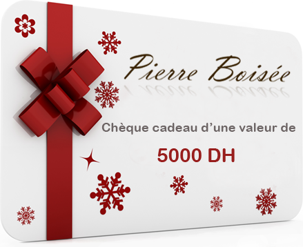 Chèque cadeau 5000 DH cadeaux entreprises mariage décoration casablanca maroc