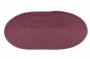 SET DE TABLE Oval tissu 30X45 Marron foncé cadeaux entreprises mariage décoration casablanca maroc